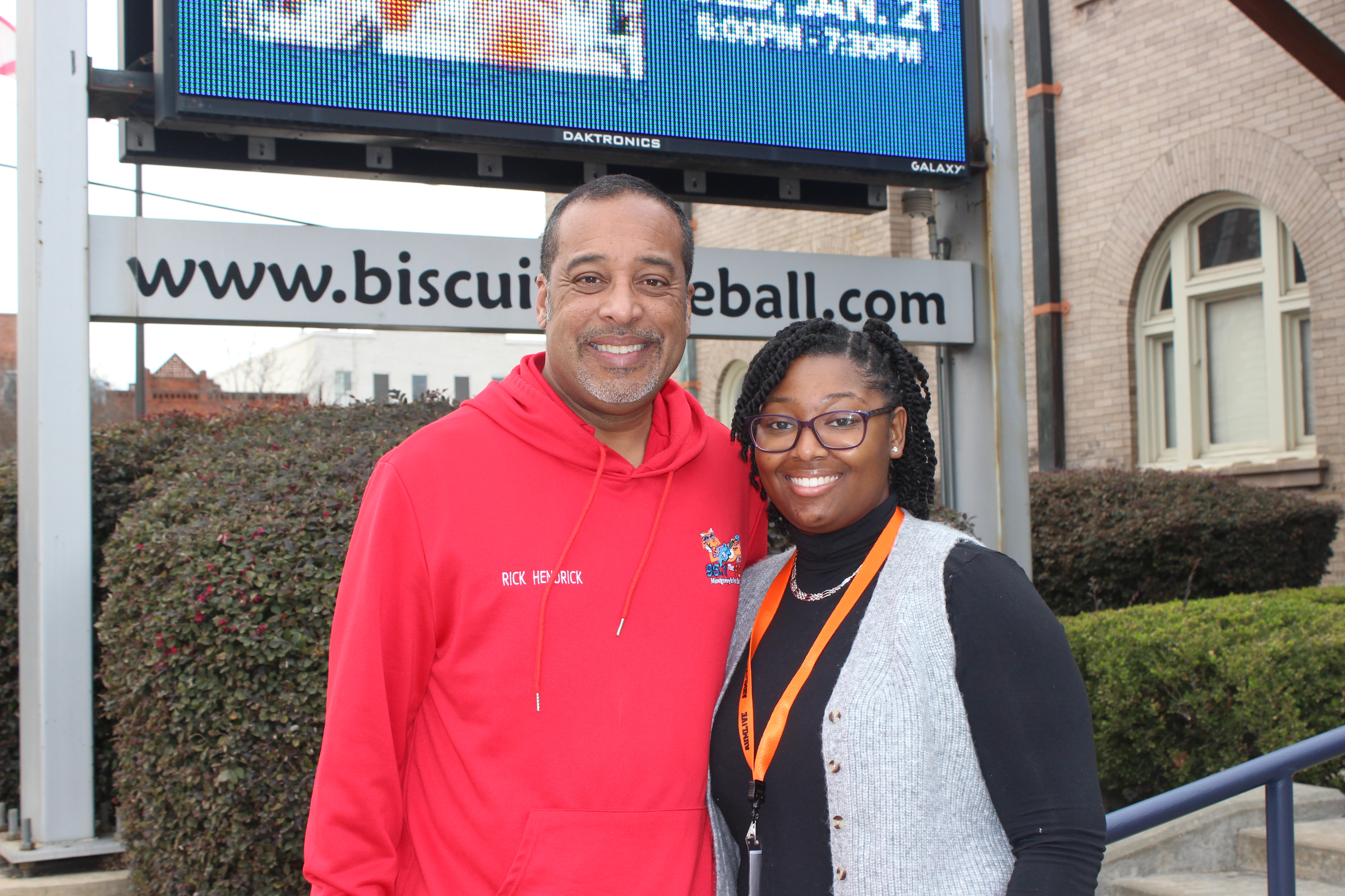 The voice behind the Montgomery Biscuits