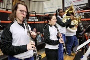 Helping the Warhawks find their bird call